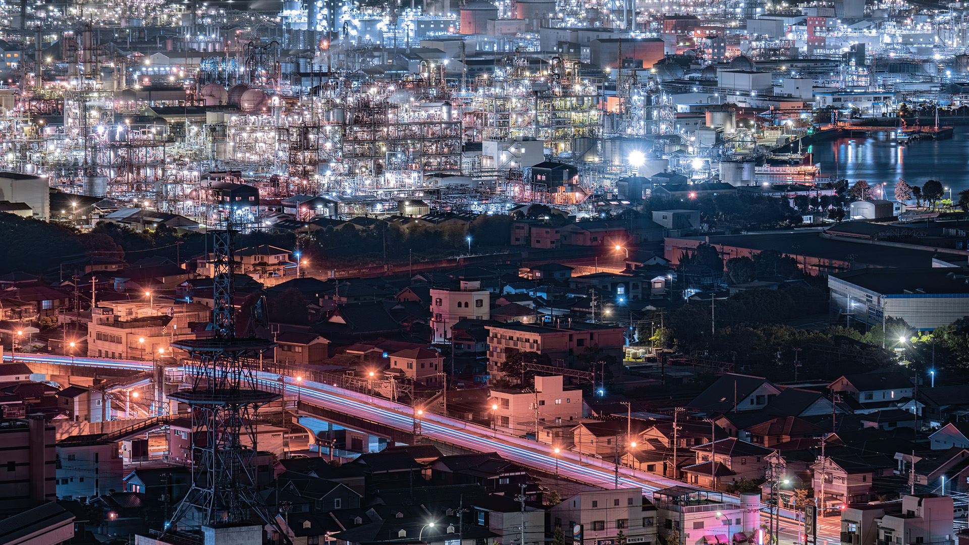 山口県周南市 太華山からの夜景